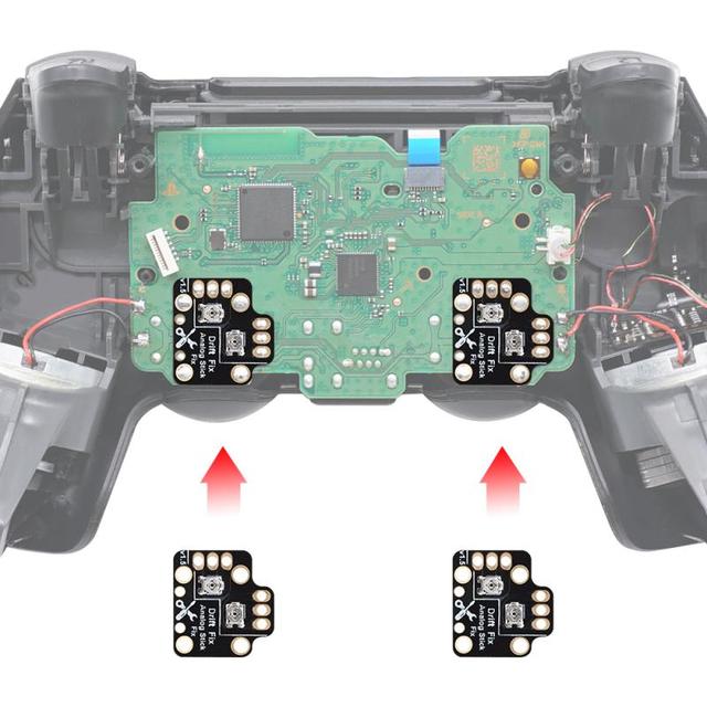 Para ps4/ps5/xboxone controlador de jogo universal 3d joystick placa de  calibração de redefinição esquerda direita drift ajuste placa de reset -  AliExpress